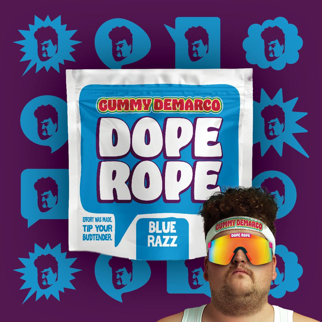 DOPE ROPE | Totally Razz | 200MG | Premium Gummy Rope at High Society Weed Dispensary Mount Pleasant