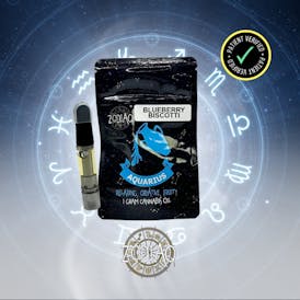 Zodiaq - 1g Cart - Blueberry Biscotti