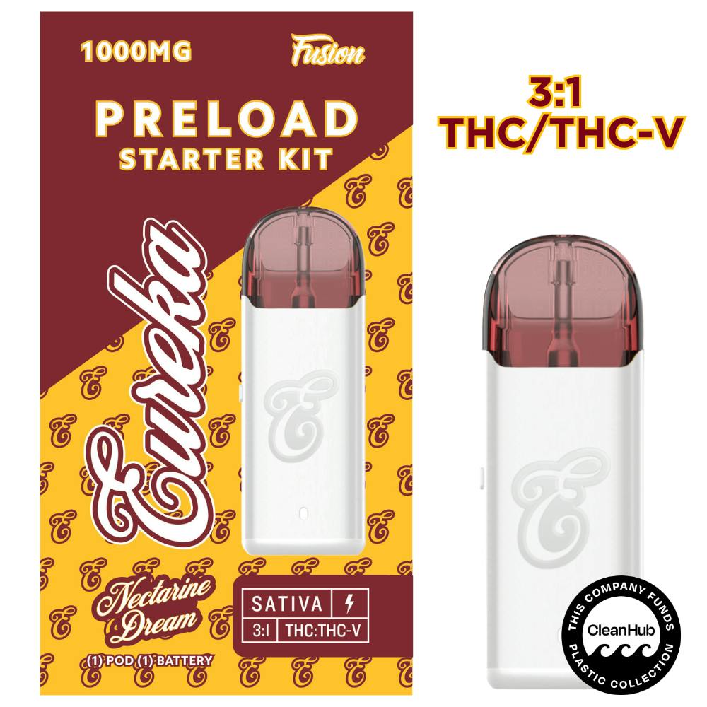 PRELOAD Starter Kit - 1g FUSION - Nectarine Dream (3:1 THC/THCV) by EUREKA