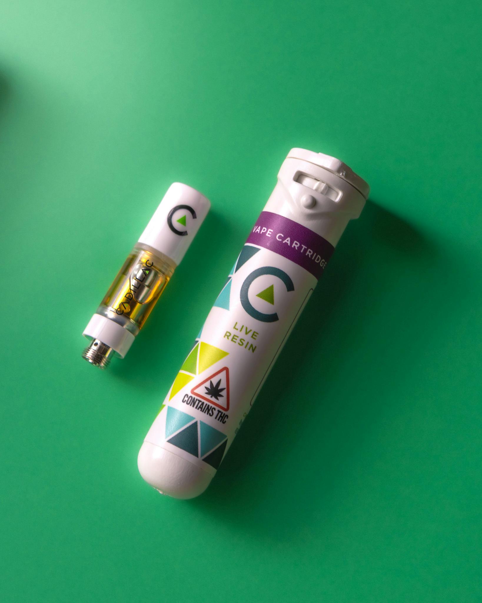 Cadillac Live Resin Cartridge 0.5g - White Berry (I) by Cadillac Cannabis