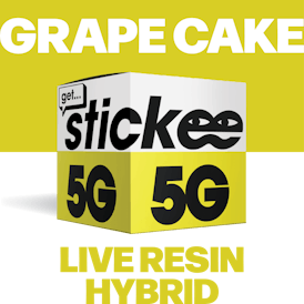 STICKEE | Grape Cake| 5G | Live Resin Concentrate