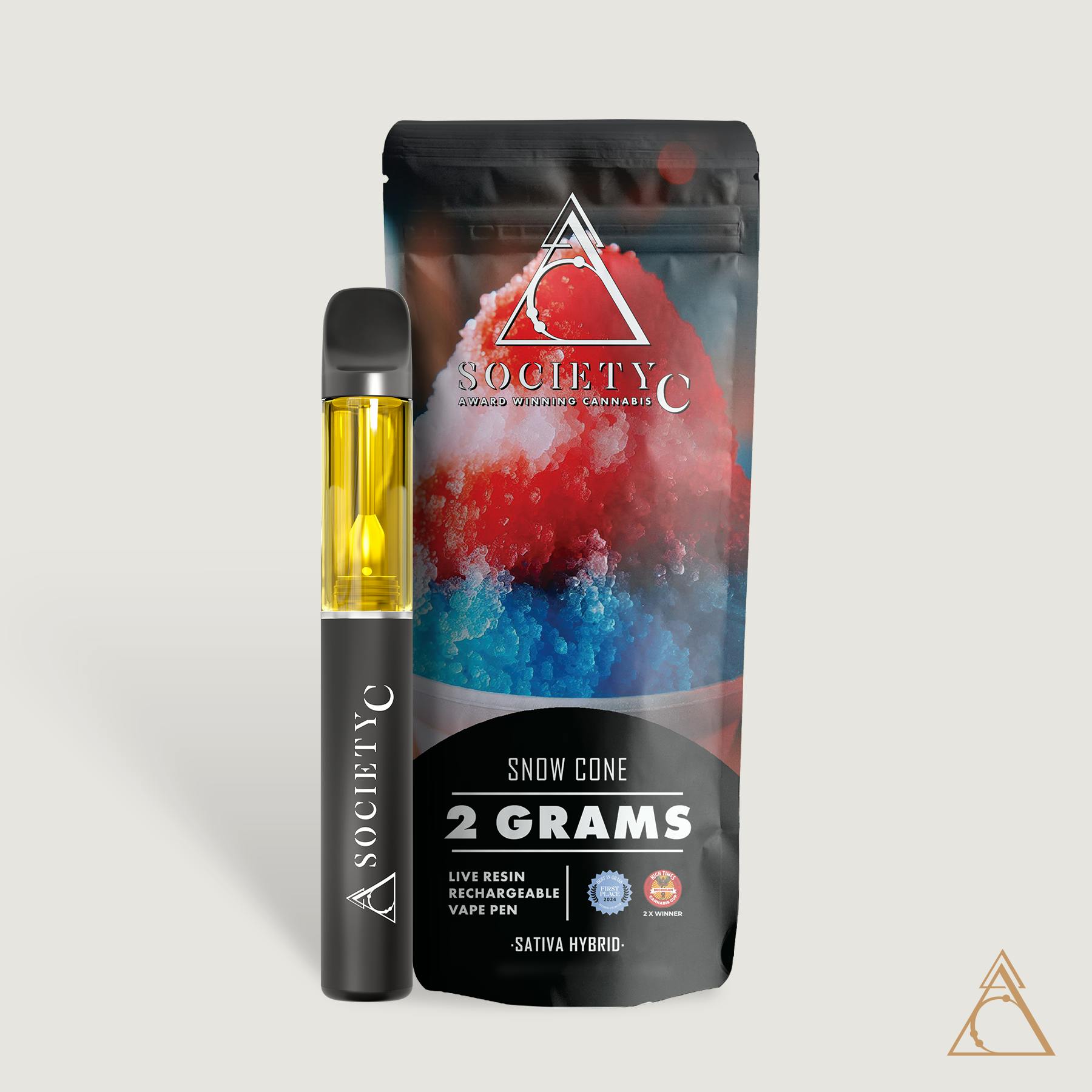 Society C | Snow Cone | Live Resin Disposable | 2g