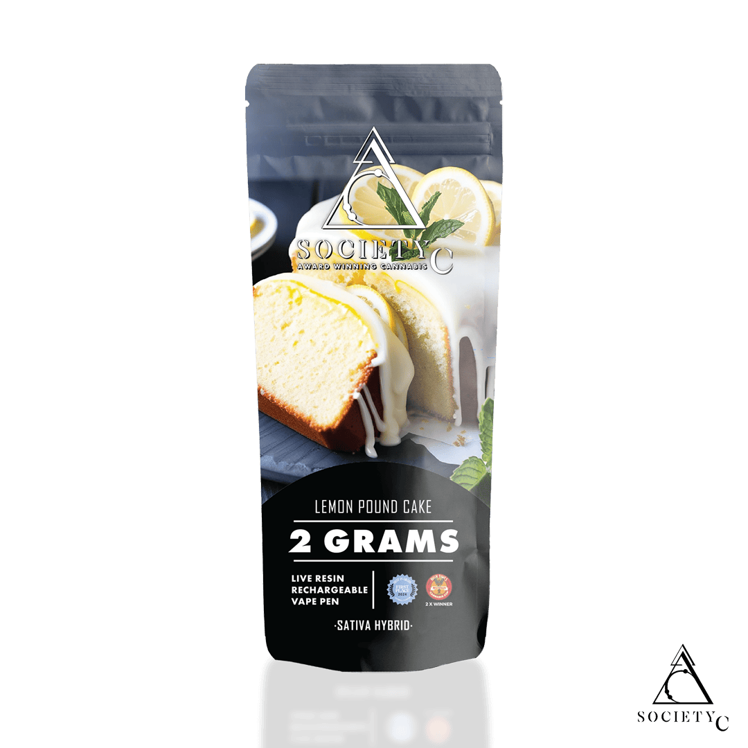 Society C | Lemon Pound Cake | Live Resin Disposable | 2g