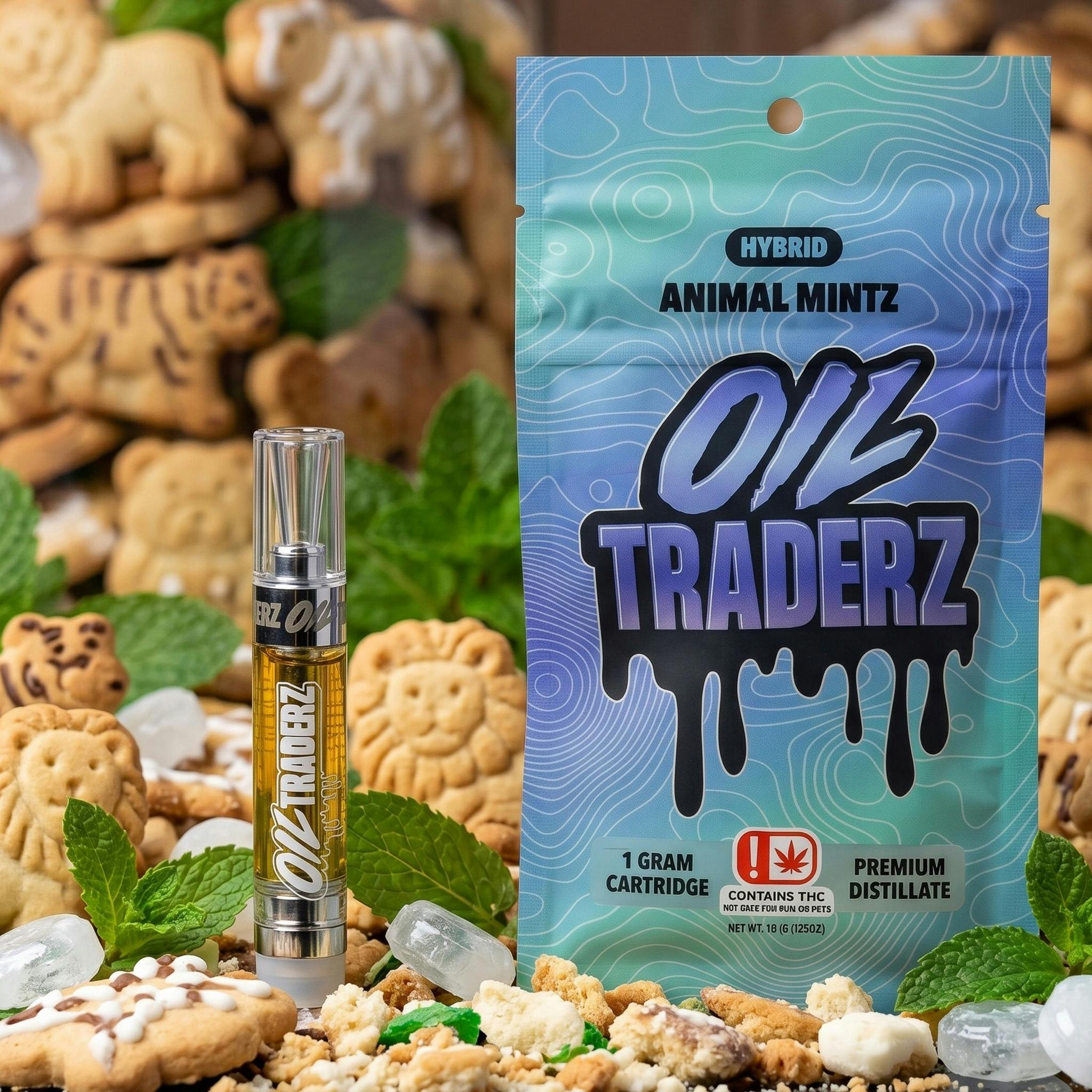 1g Animal Mintz Cartridge - Oil Traderz (Hybrid)
