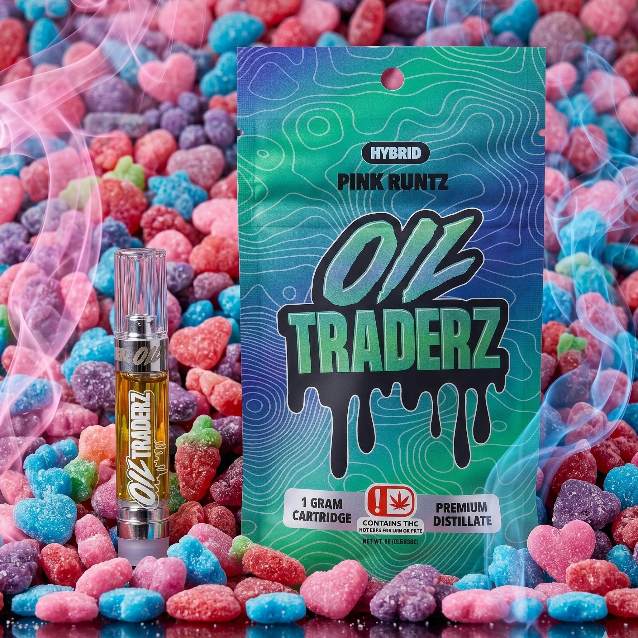 1g Pink Runtz Cartridge - Oil Traderz (Hybrid)