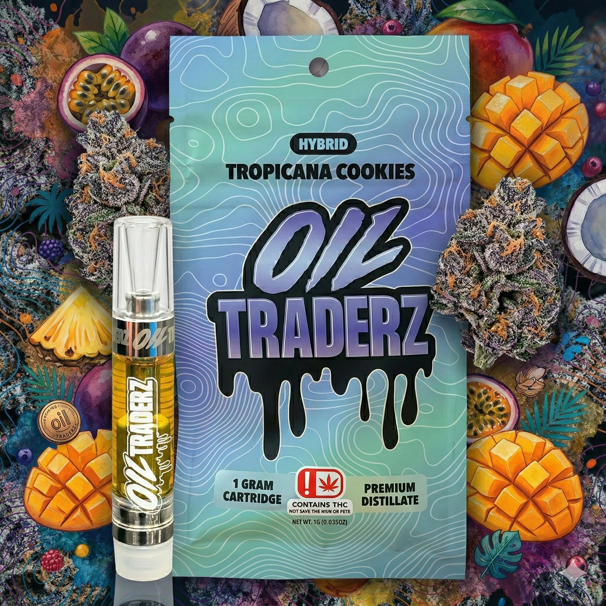 1g Tropicana Cookies Cartridge - Oil Traderz (Hybrid)