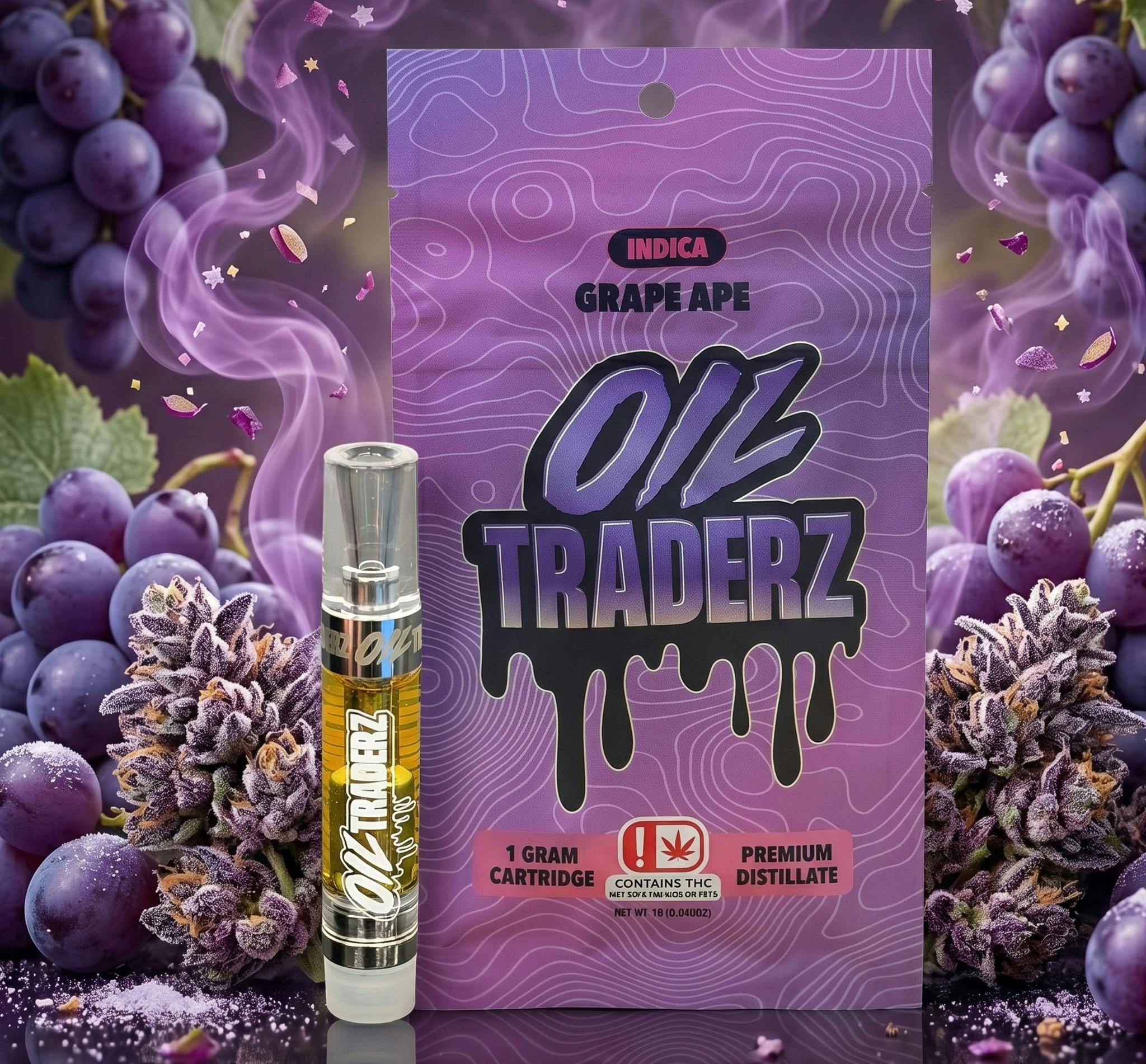 1g Grape Dosi #4 Cartridge - Oil Traderz (Indica)