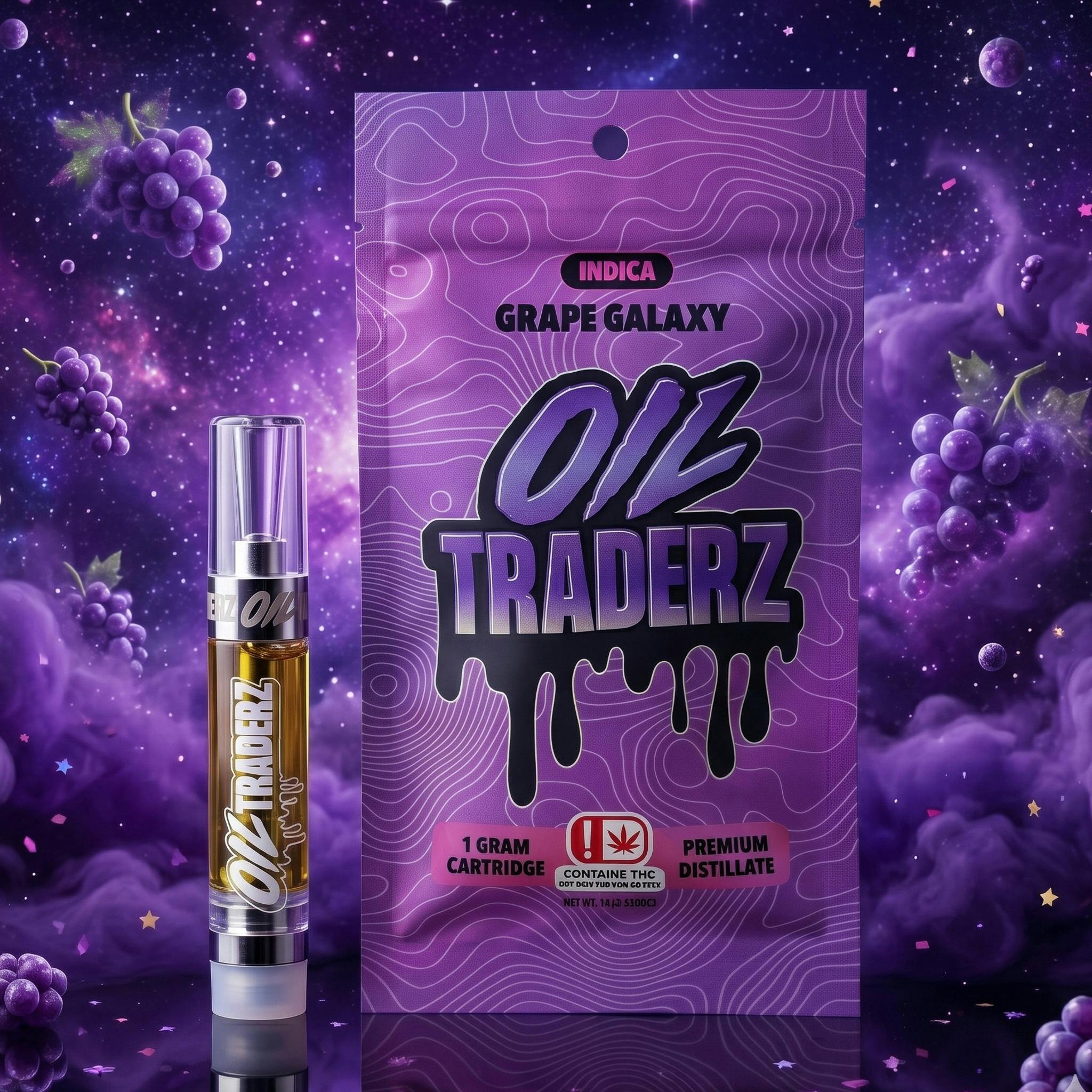 1g Grape Galaxy Cartridge - Oil Traderz (Indica)
