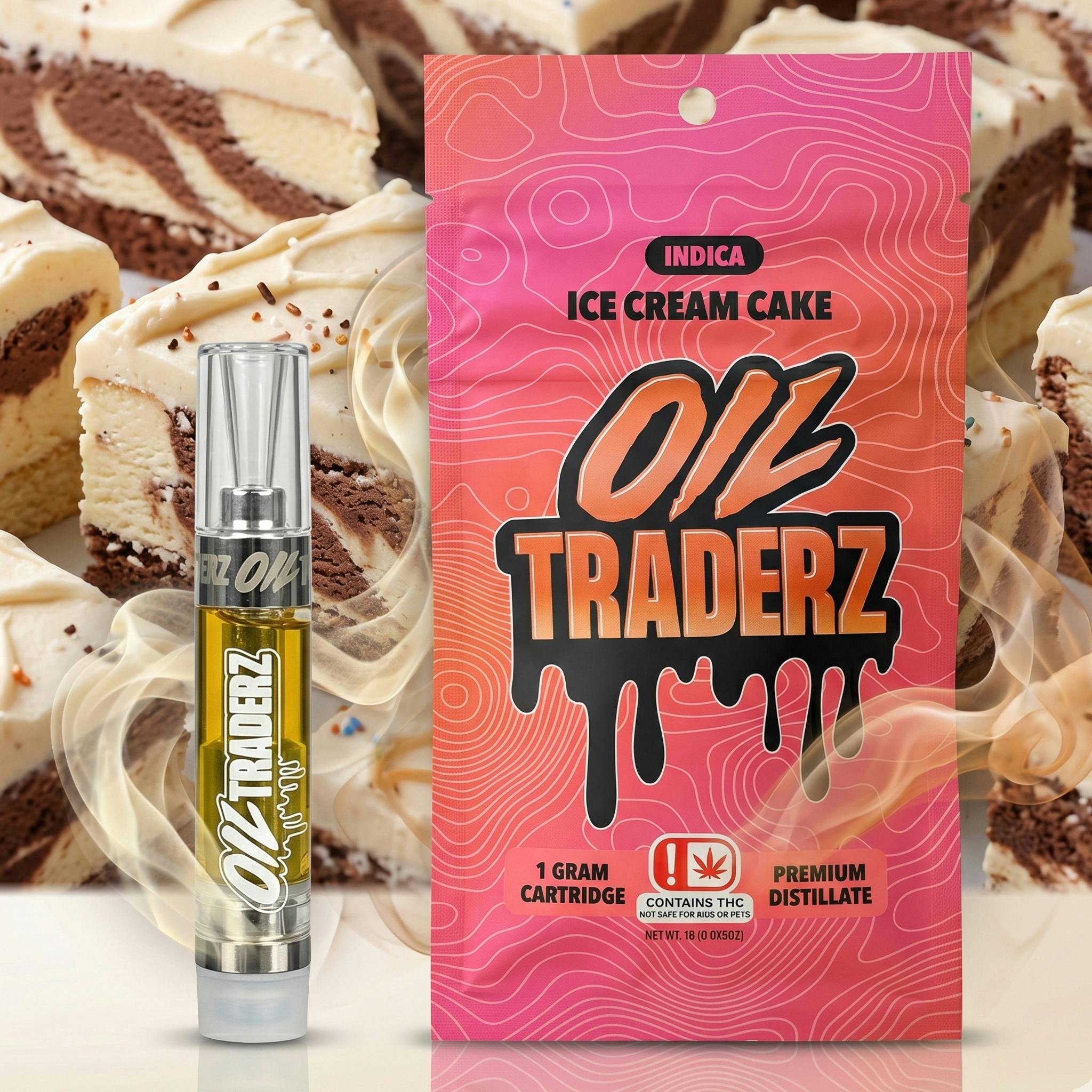 1g Ice Cream Cake Cartridge - Oil Traderz (Indica)
