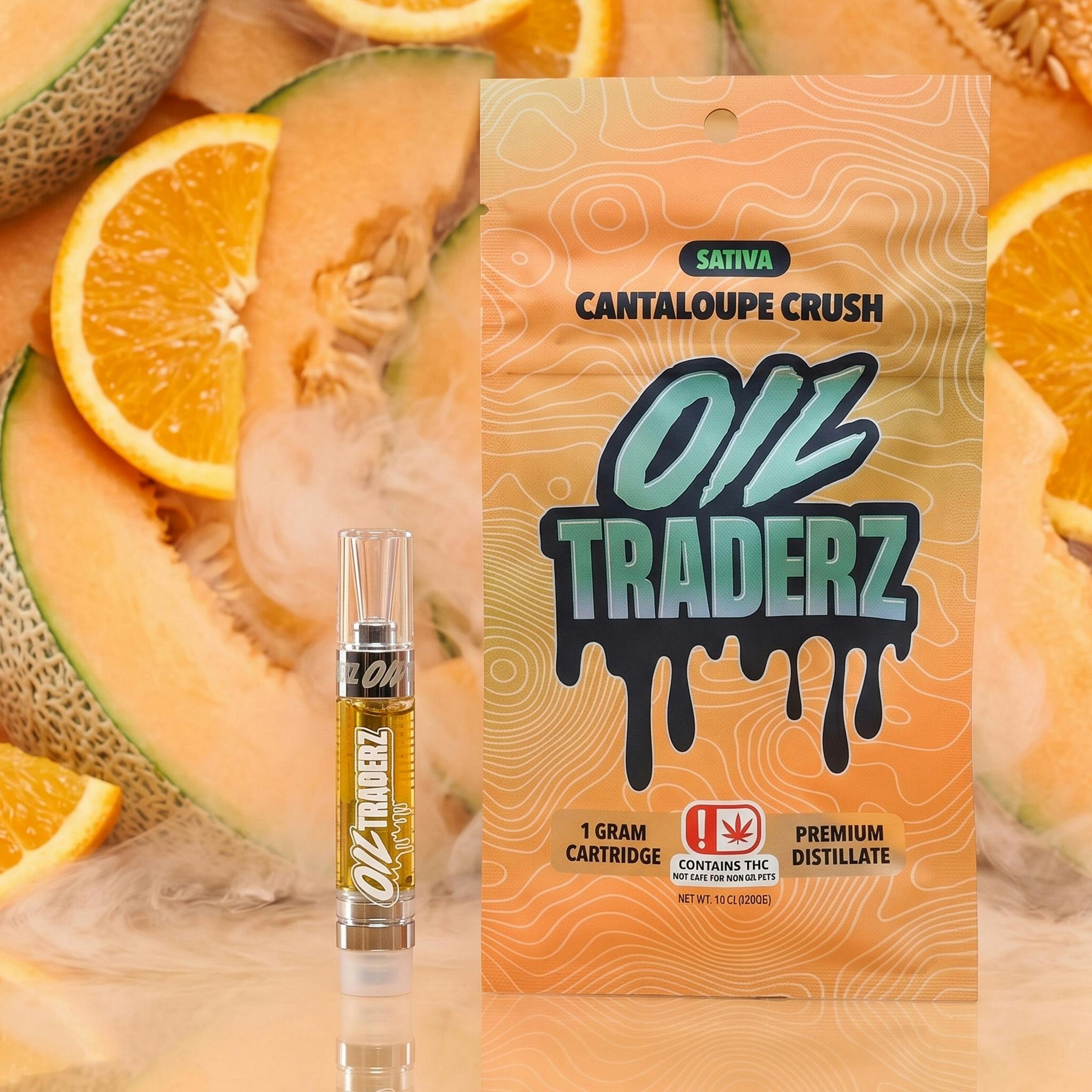 1g Cantaloupe Crush Cartridge - Oil Traderz (Sativa)