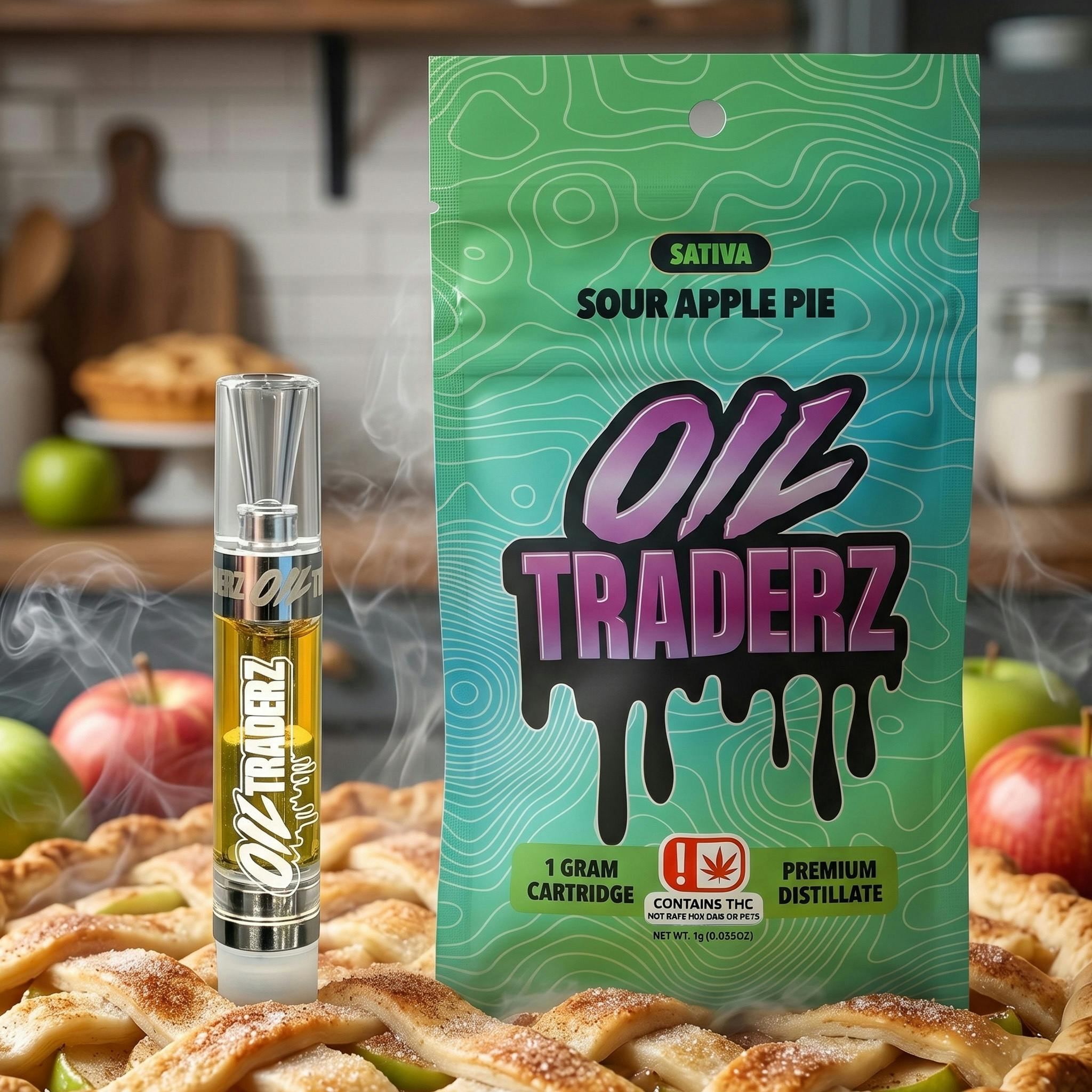 1g Sour Apple Pie - Oil Traderz (Sativa)
