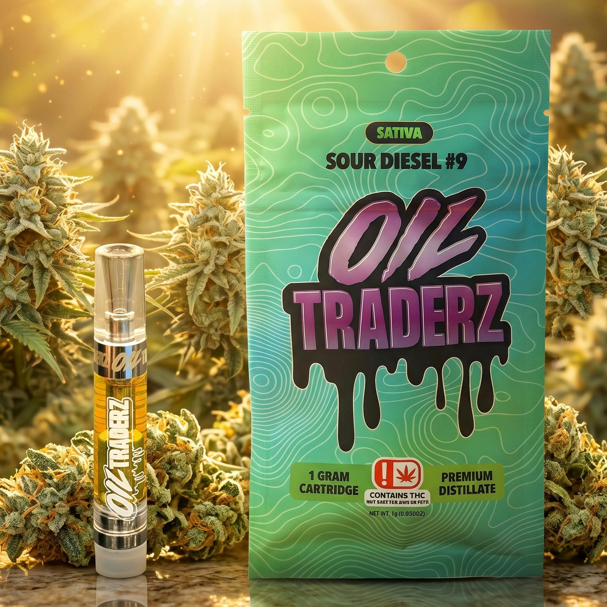 1g Sour Diesel #9 Cartridge - Oil Traderz (Sativa)