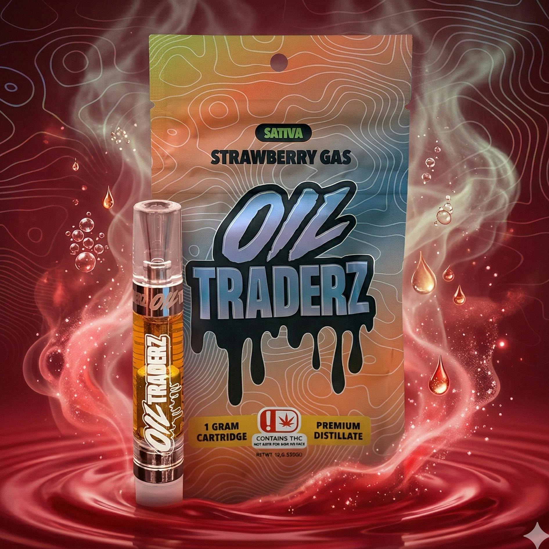 1g Strawberry Gas - Oil Traderz (Sativa)