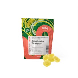 Pina Colada x StrawPaya Live Resin Gummies | 100mg 10pk