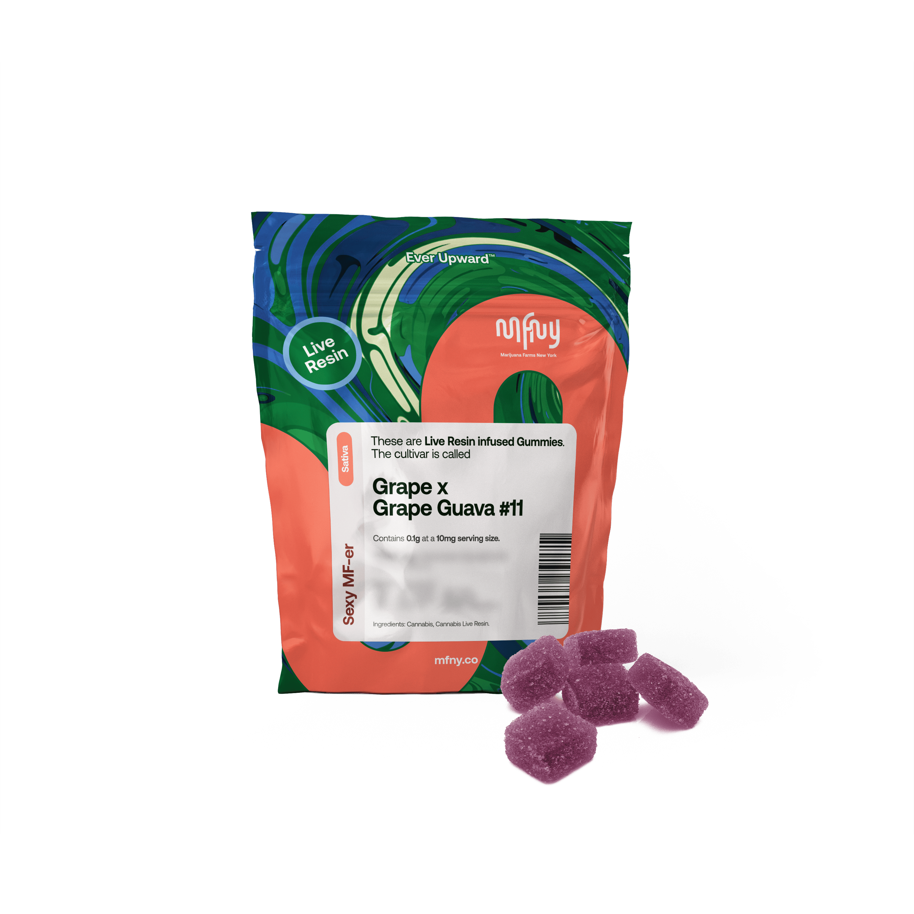 Grape x Grape Guava 11 Live Resin Gummies | 100mg 10pk