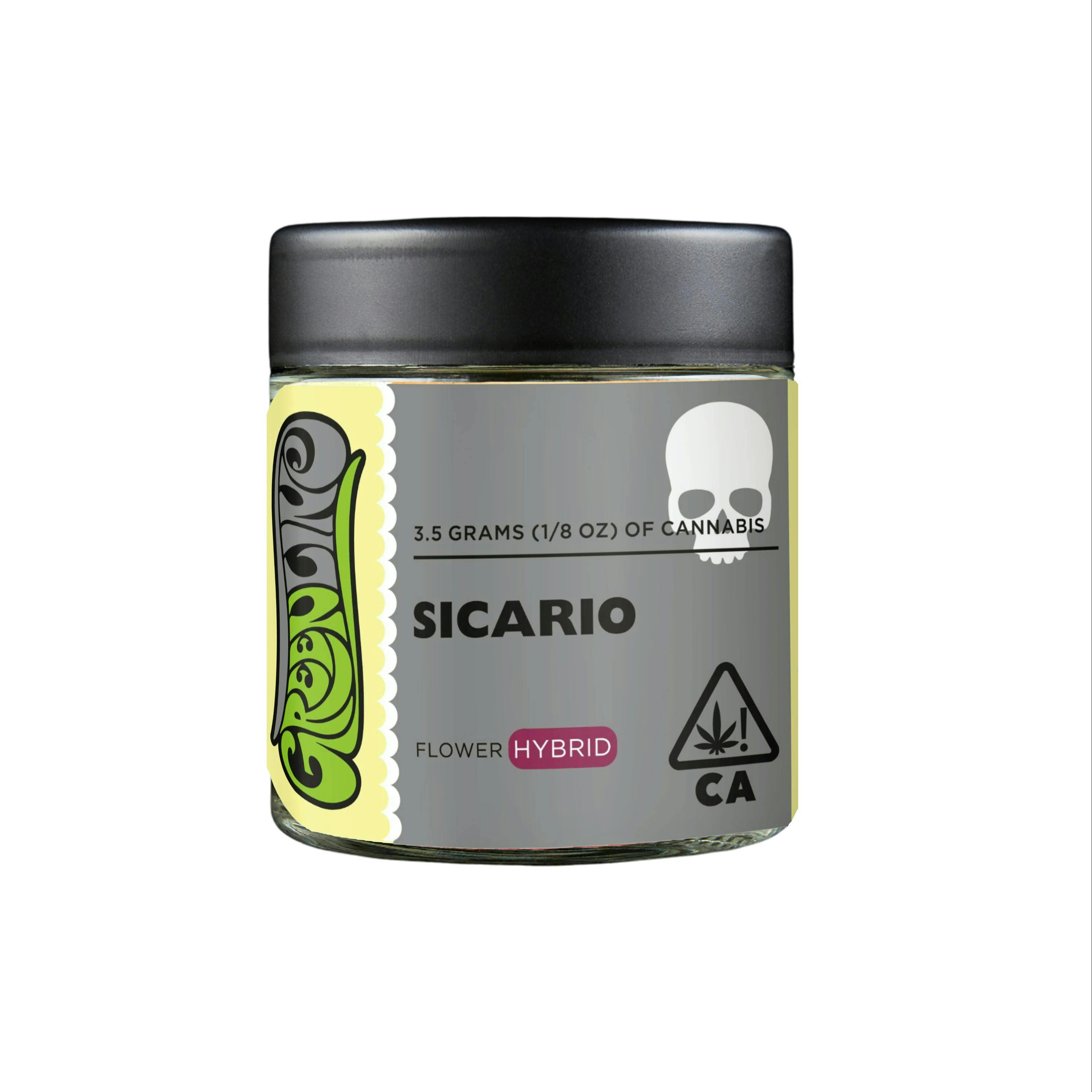 Sicario - 1/8 oz - Indoor - Hybrid - 3.5g by Greenline