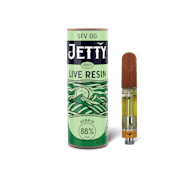 Jetty - Live Resin - SFV OG H - Vape Cart - 1.0g
