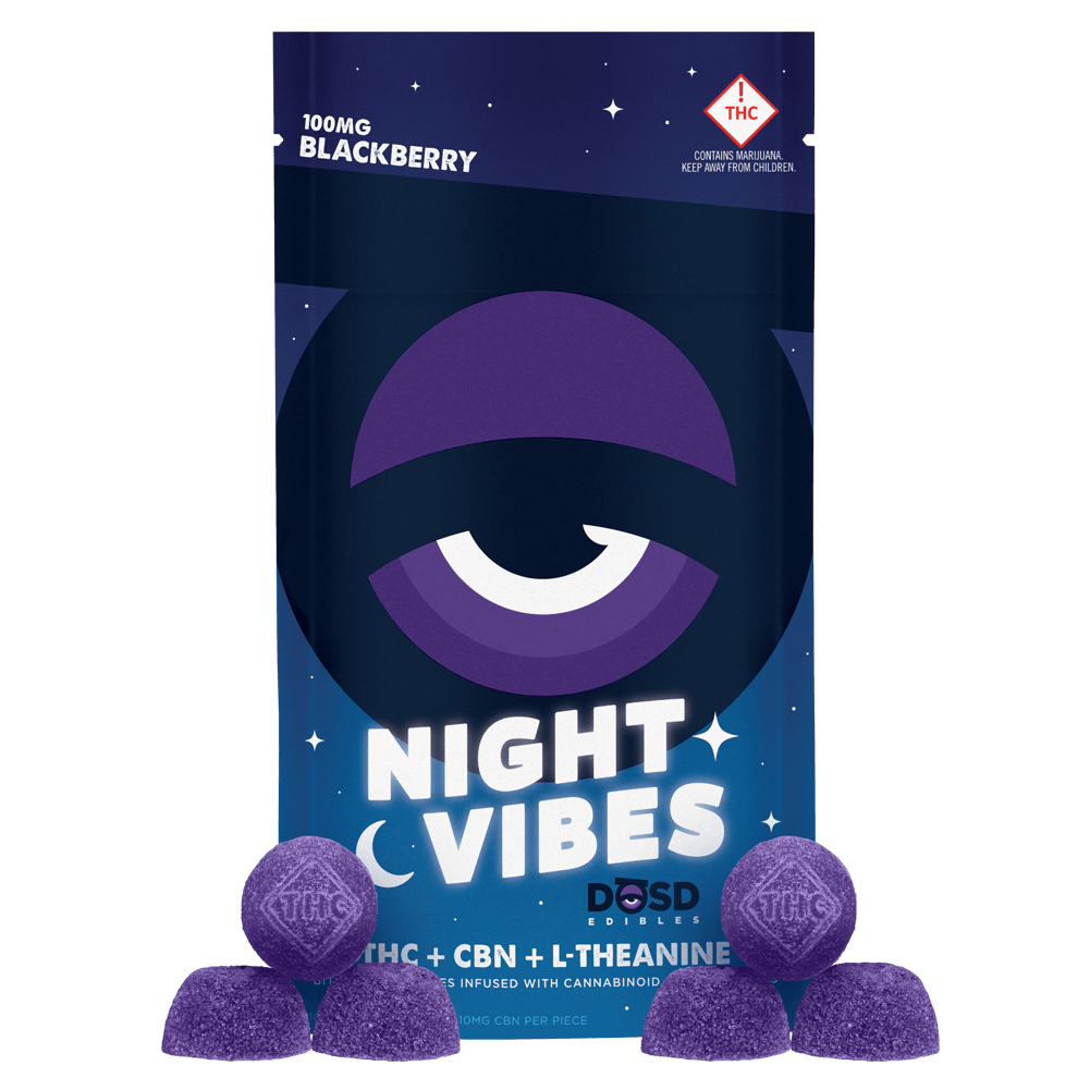 NIGHT VIBES - Blackberry CBN + L-Theanine - 100mg