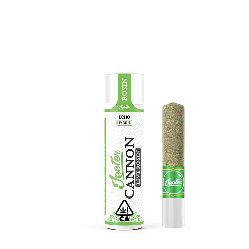 Jeeter Echo · Live Rosin Cannon · Infused Joint · 1.3g, Infused Pre-Rolls