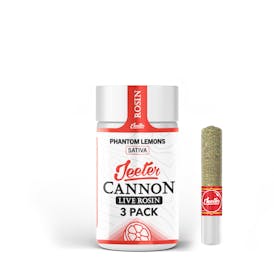 Jeeter Cannon Live Rosin - 3 Pack - Phantom Lemons