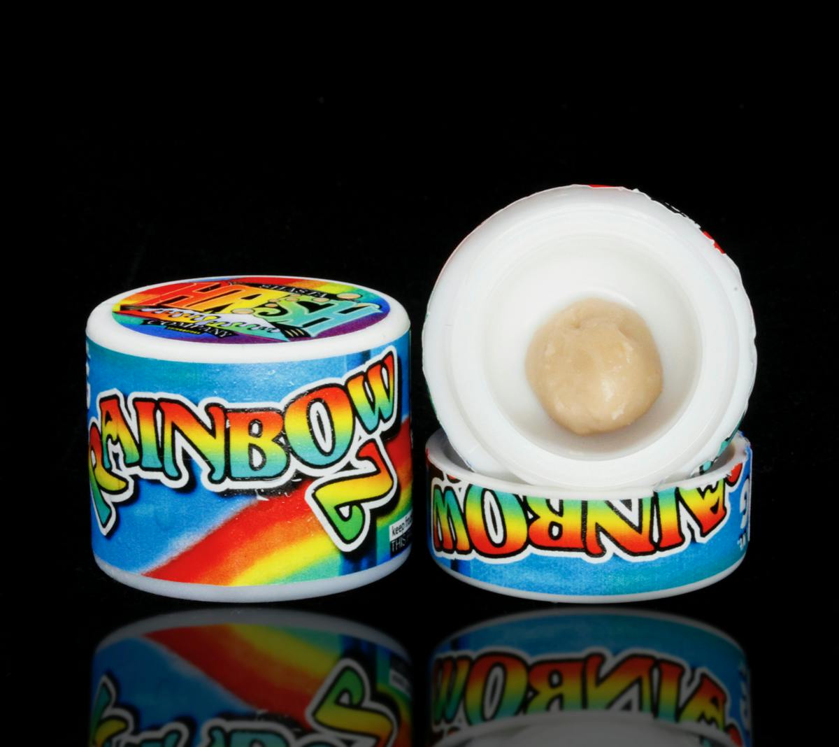 HASH. レインボー S 9 Shasta Hash Co. Rainbow Z T1 Live Rosin 1g - Shasta Flower and