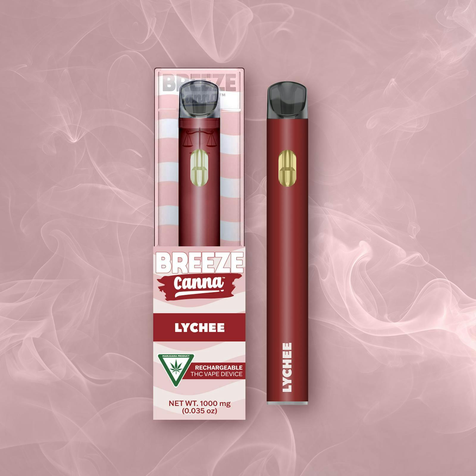 BREEZE Canna | Lychee | Classic PLUS Disposable | 1g by BREEZE Canna