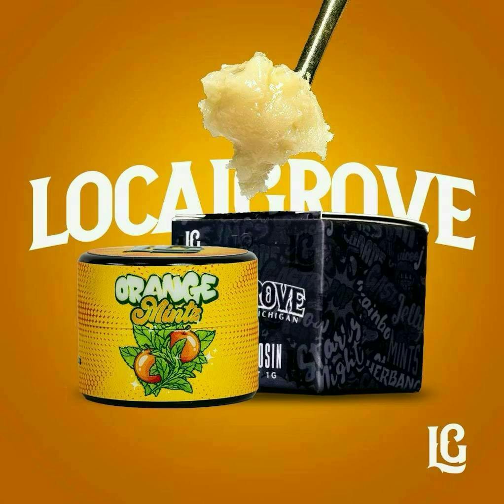 Local Grove Live Hash Rosin Badder | Orange Mints | 1G by Local Grove
