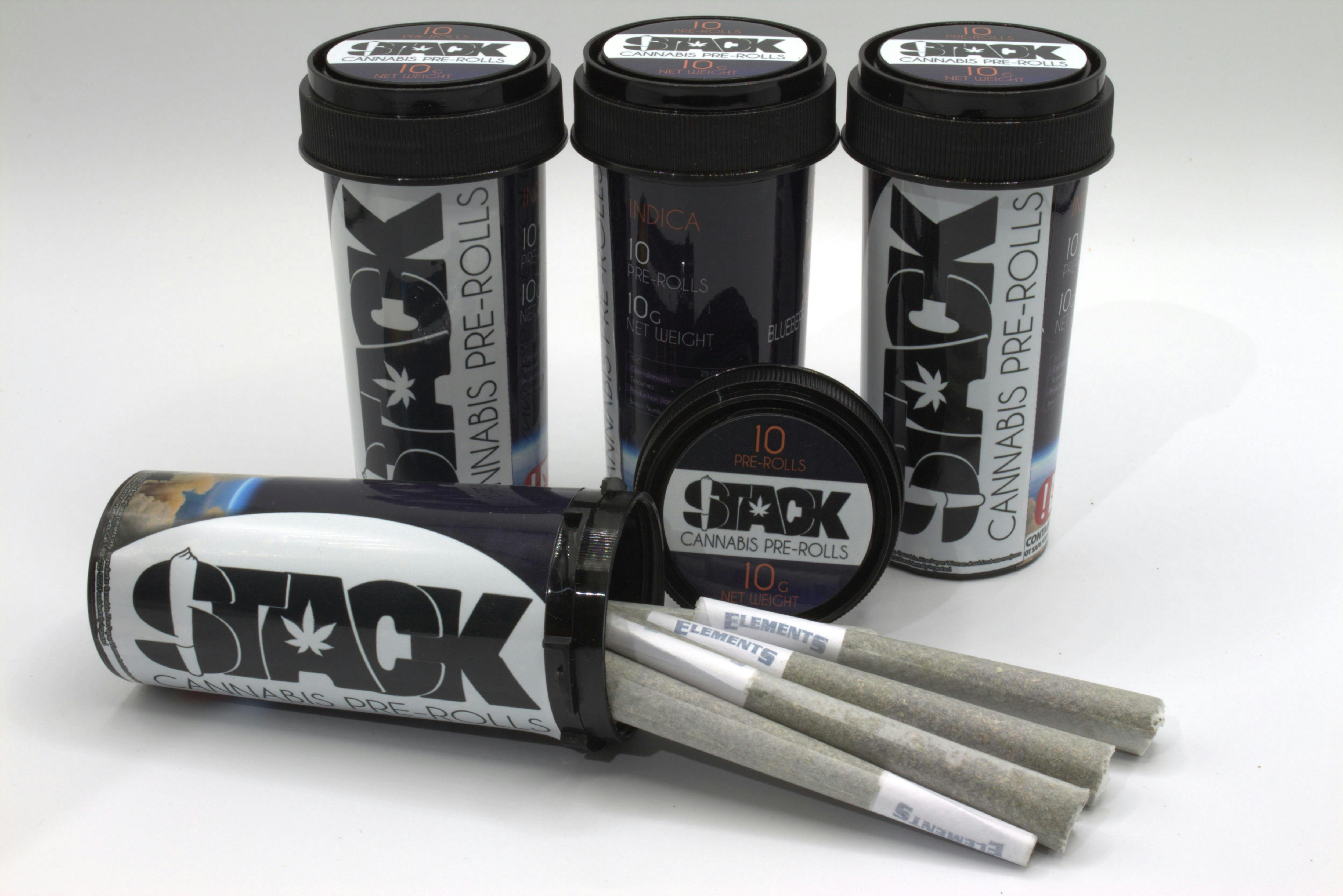 Stack 10-1g Pre-Rolls - Apple Smackz/Pineapple Twist/Orange Gusherz (S)
