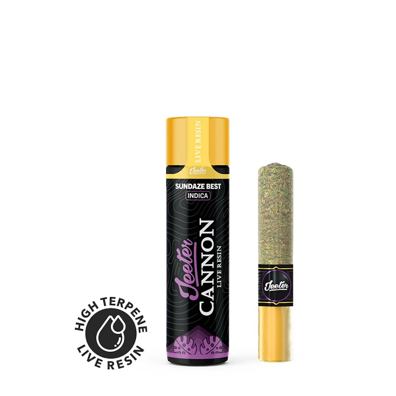 Jeeter Sundaze Best · Live Resin Cannon · Infused Joint · 1.3g, Infused Pre-Rolls
