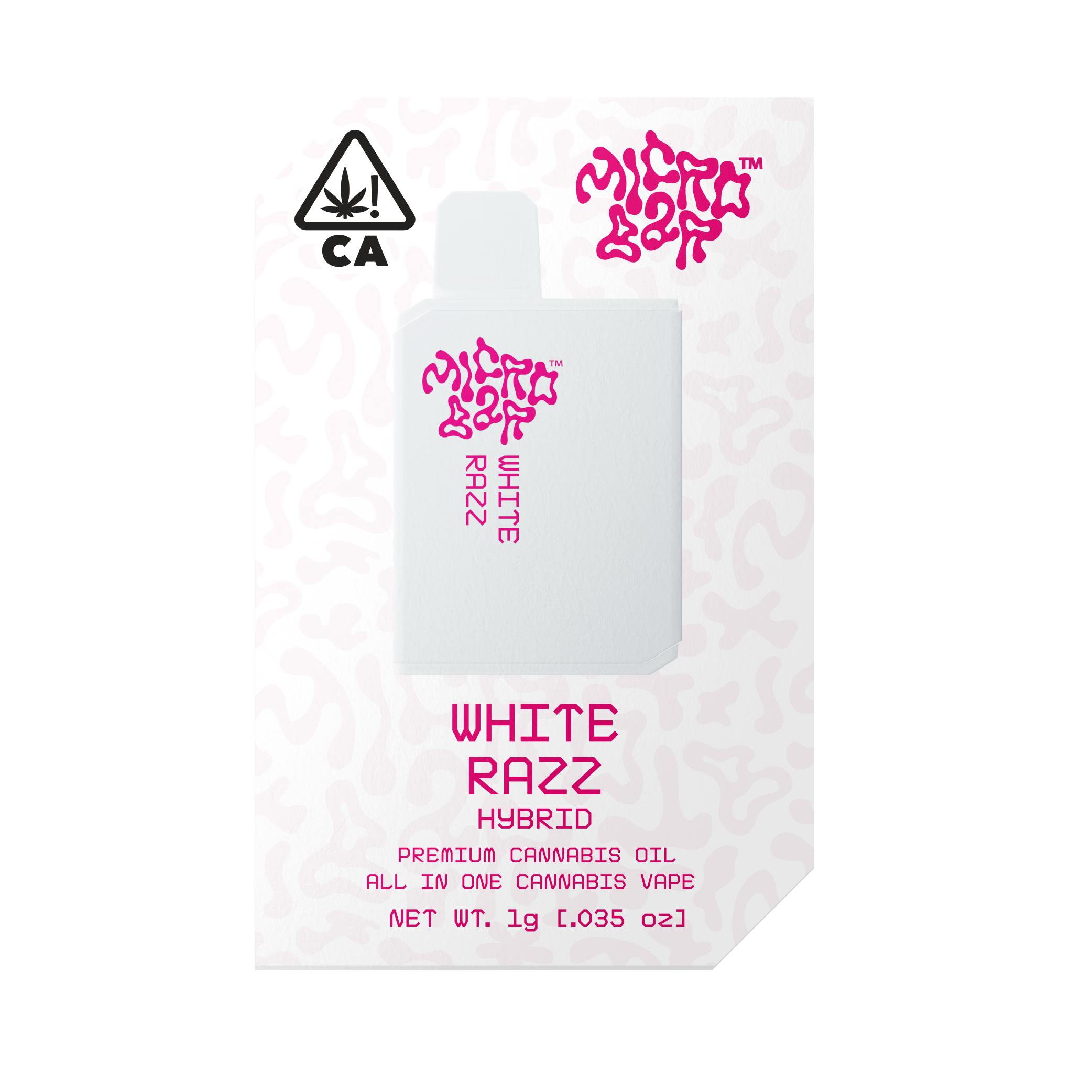 White Razz (Hybrid) - 1g AIO - Micro Bar