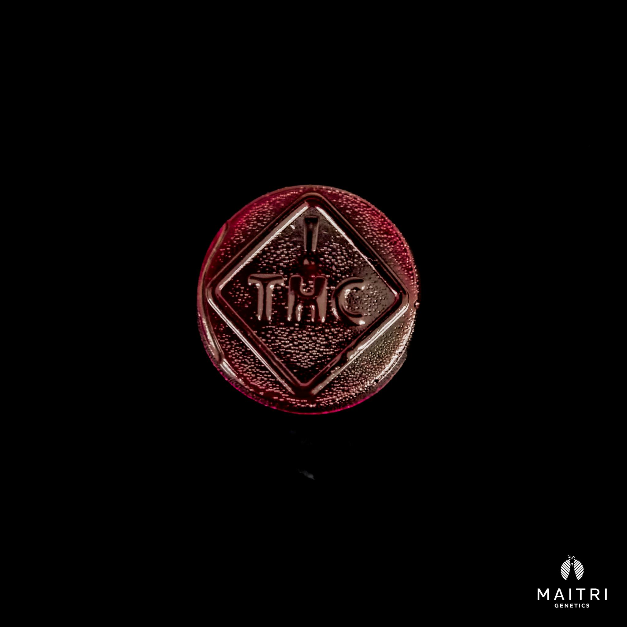 Raspberry 100mg THC Troches | 10 pack