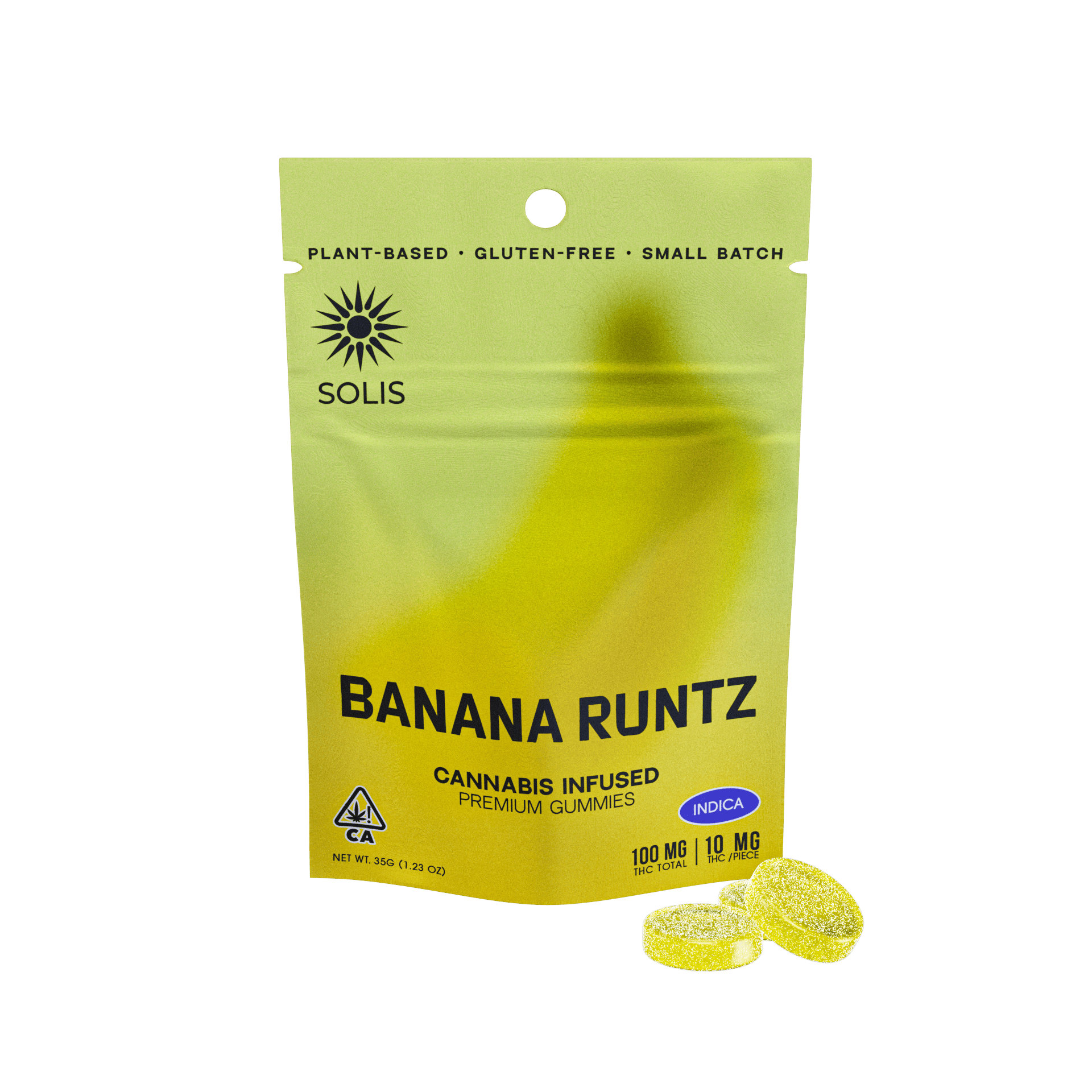 Banana Runtz Gummies Indica