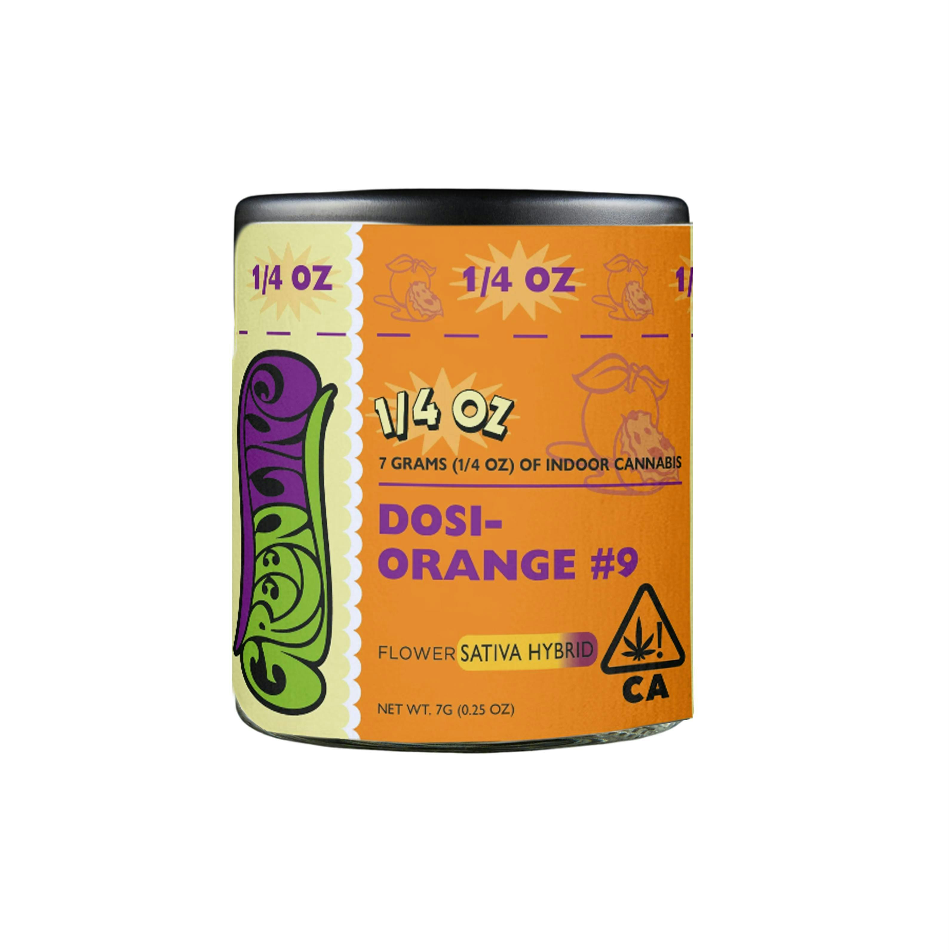 Greenline — Dosi-Orange #9 - 1/4 oz - Indoor - Sativa Hybrid - 7g