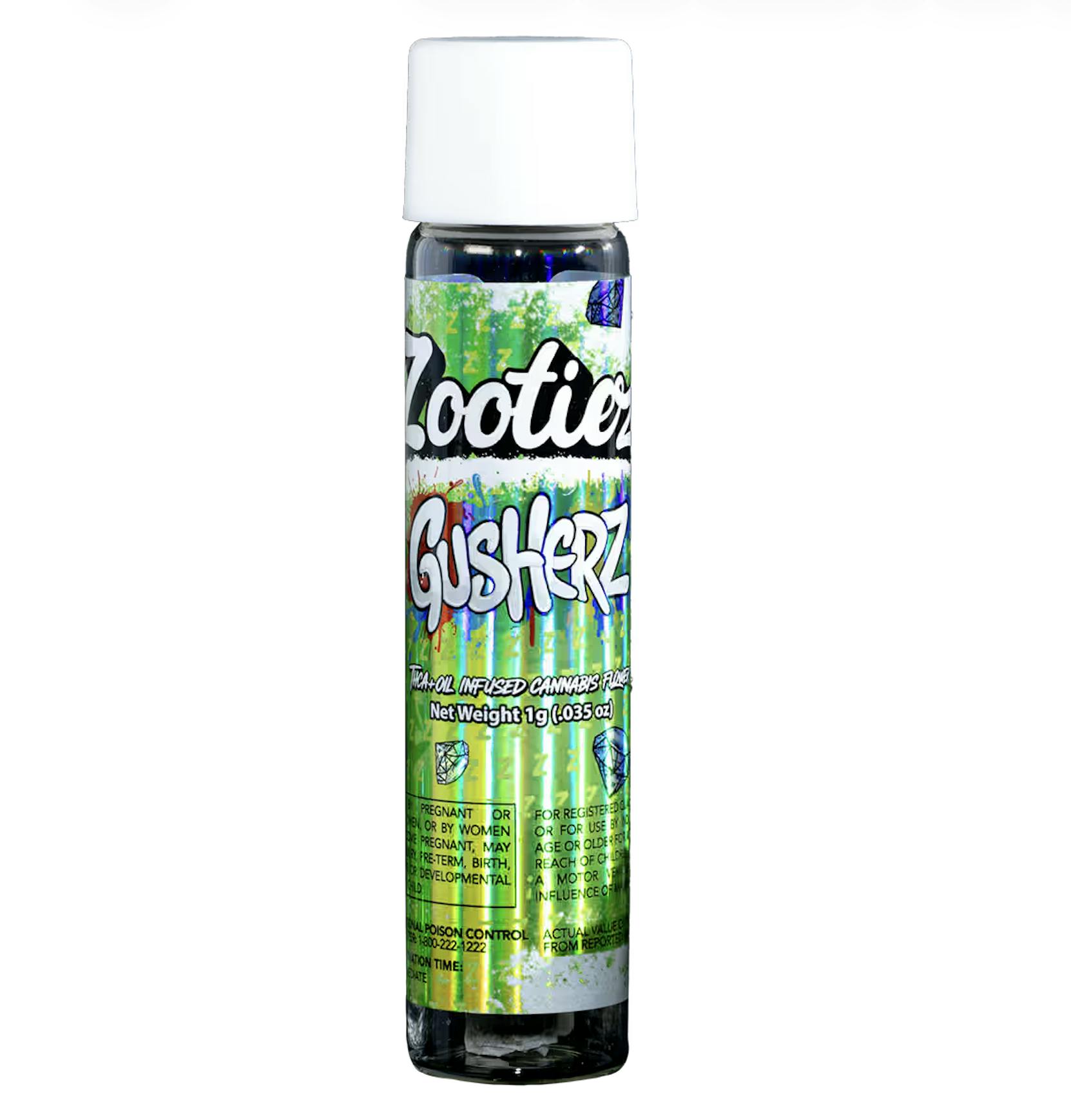 Zootiez 1g Infused Pre-Roll (EXTRA STRENGTH) - Gusherz by Zootiez