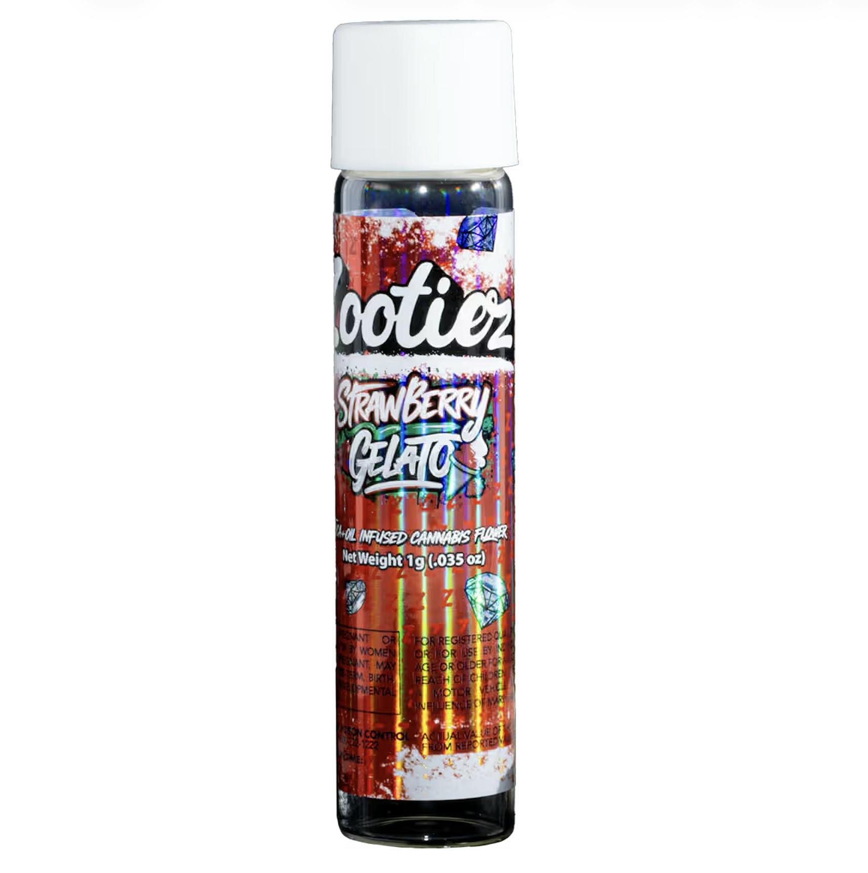 Zootiez 1g Infused Pre-Roll (EXTRA STRENGTH) - Strawberry Gelato by Zootiez