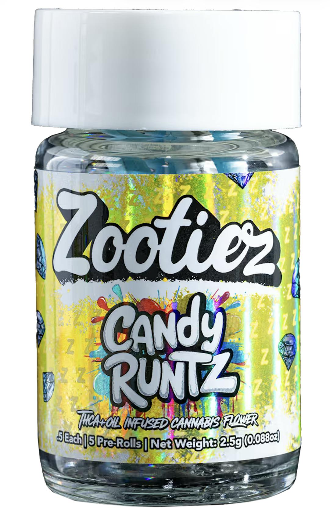 Zootiez 0.5g Pre-Roll 5-pack (EXTRA STRENGTH) - Candy Runtz by Zootiez