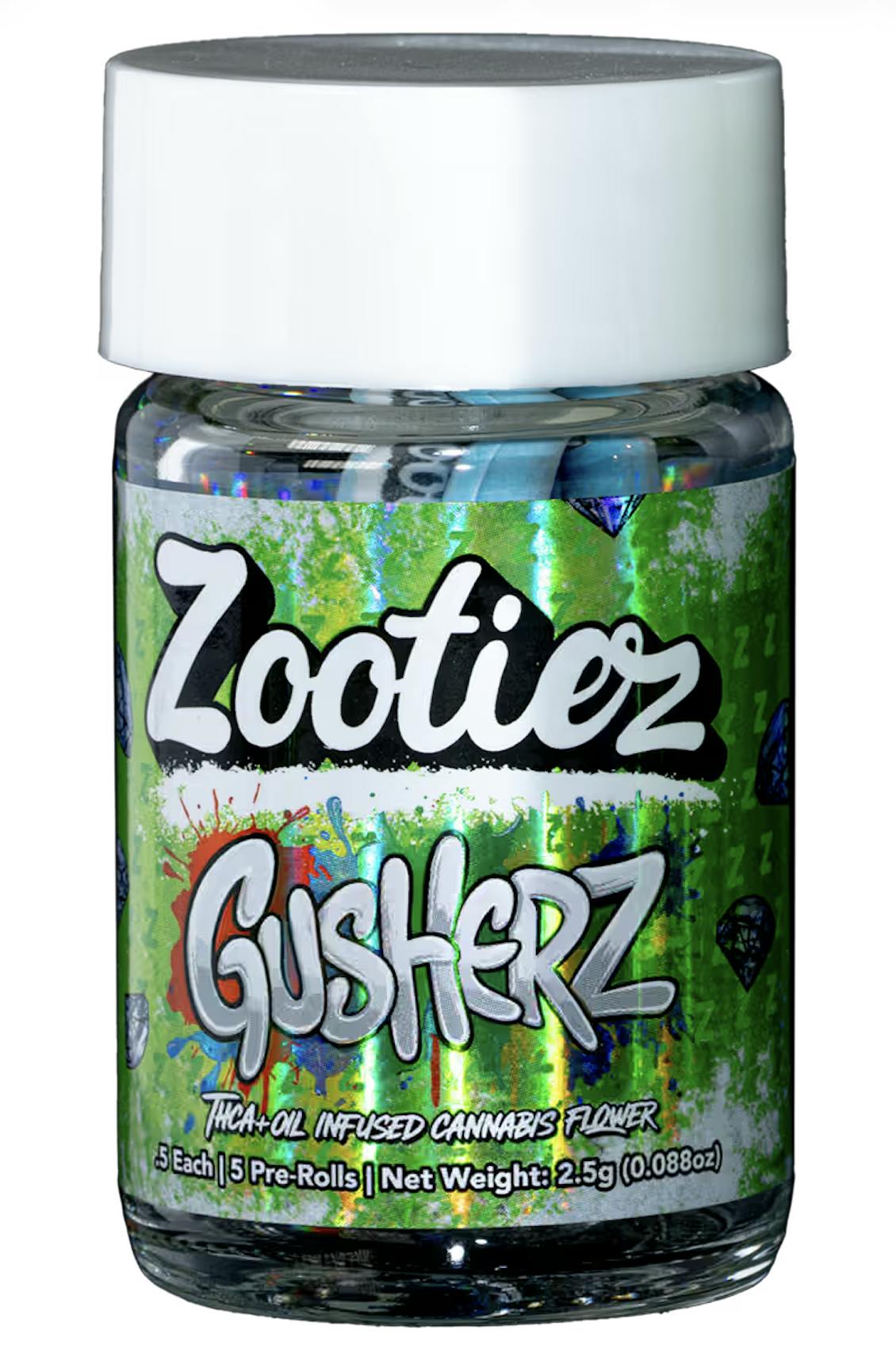Zootiez 0.5g Pre-Roll 5-pack (EXTRA STRENGTH) - Gusherz by Zootiez