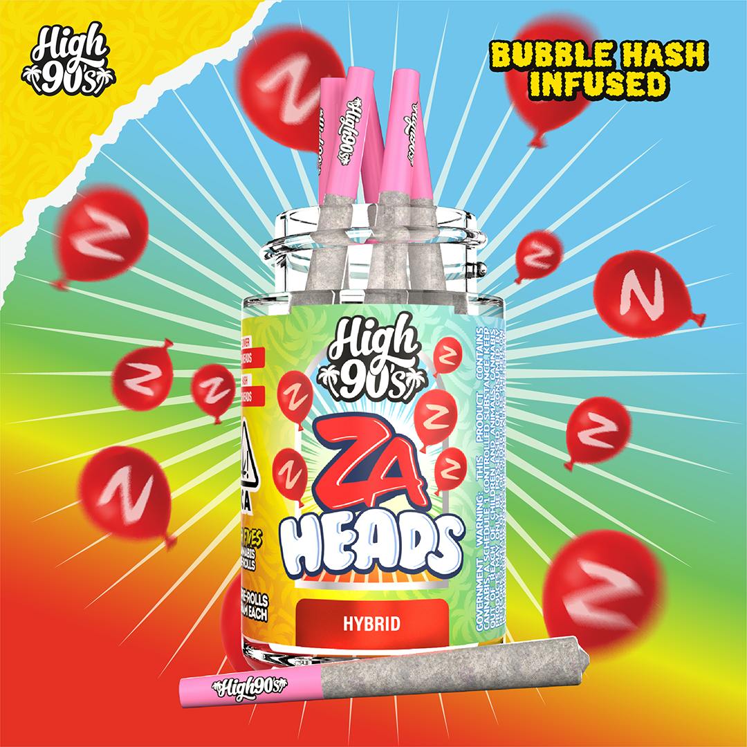 Heads Fives Bubble Hash Infused