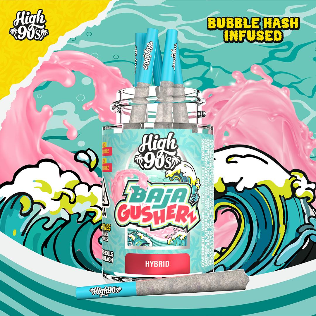 Gusherz Fives Bubble Hash Infused