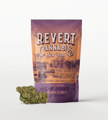 Revert - Cap Junkie - Hybrid - Sun Grown Flower - 3.5g | Revert   -jj12
