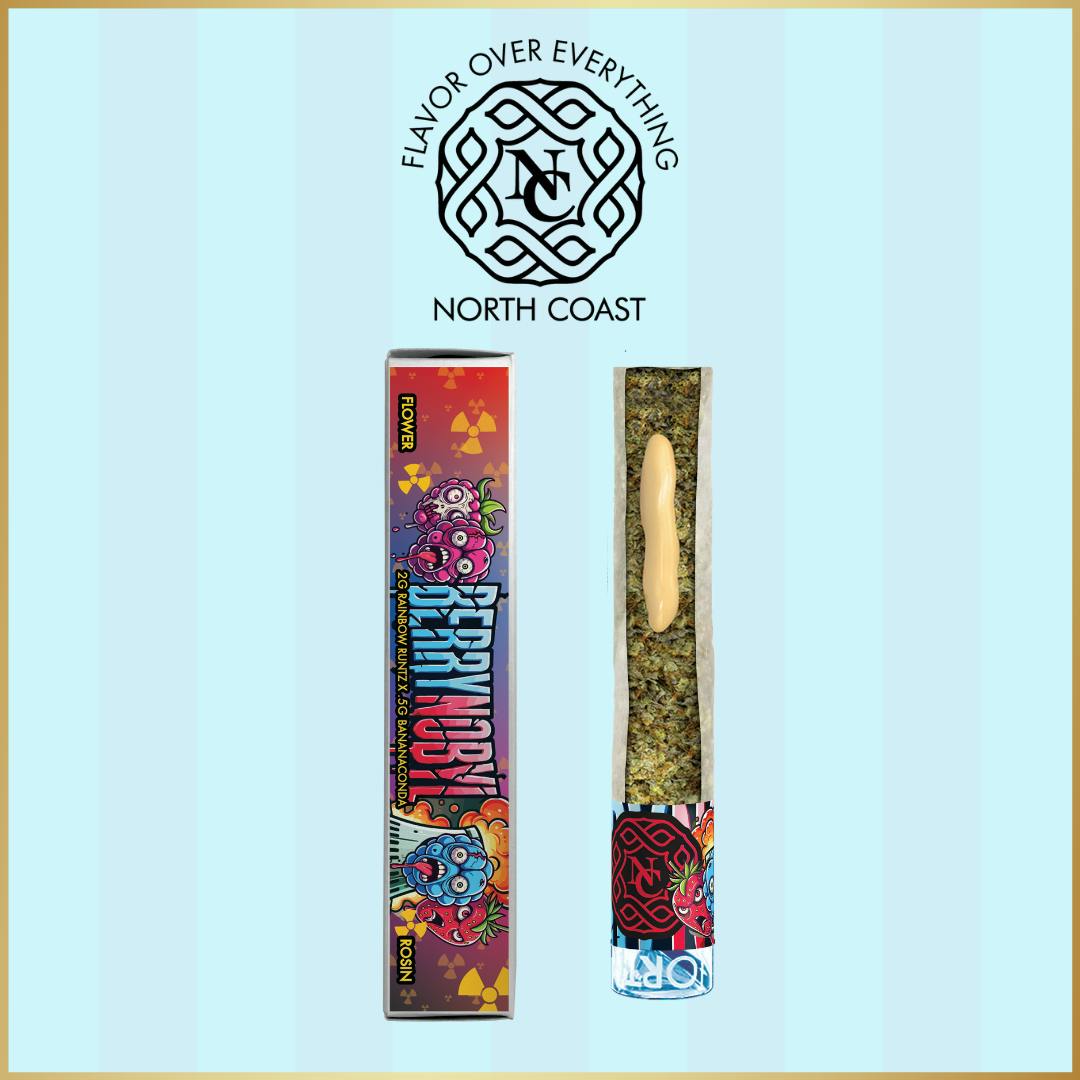North Coast Berrynobyl Rice Paper Donut 2.5g by North Coast