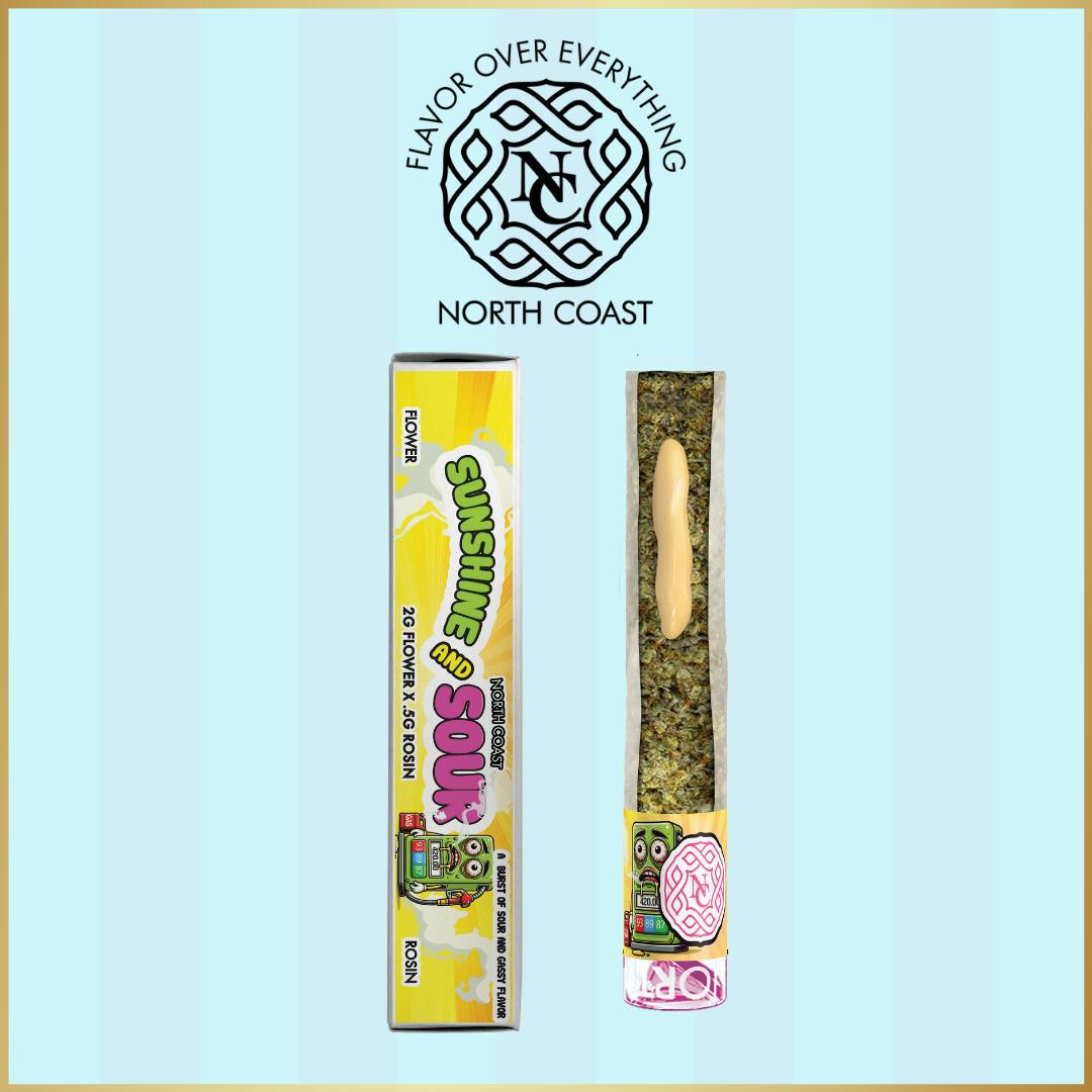 North Coast Sunshine and Sour Rice Paper Donut 2.5g