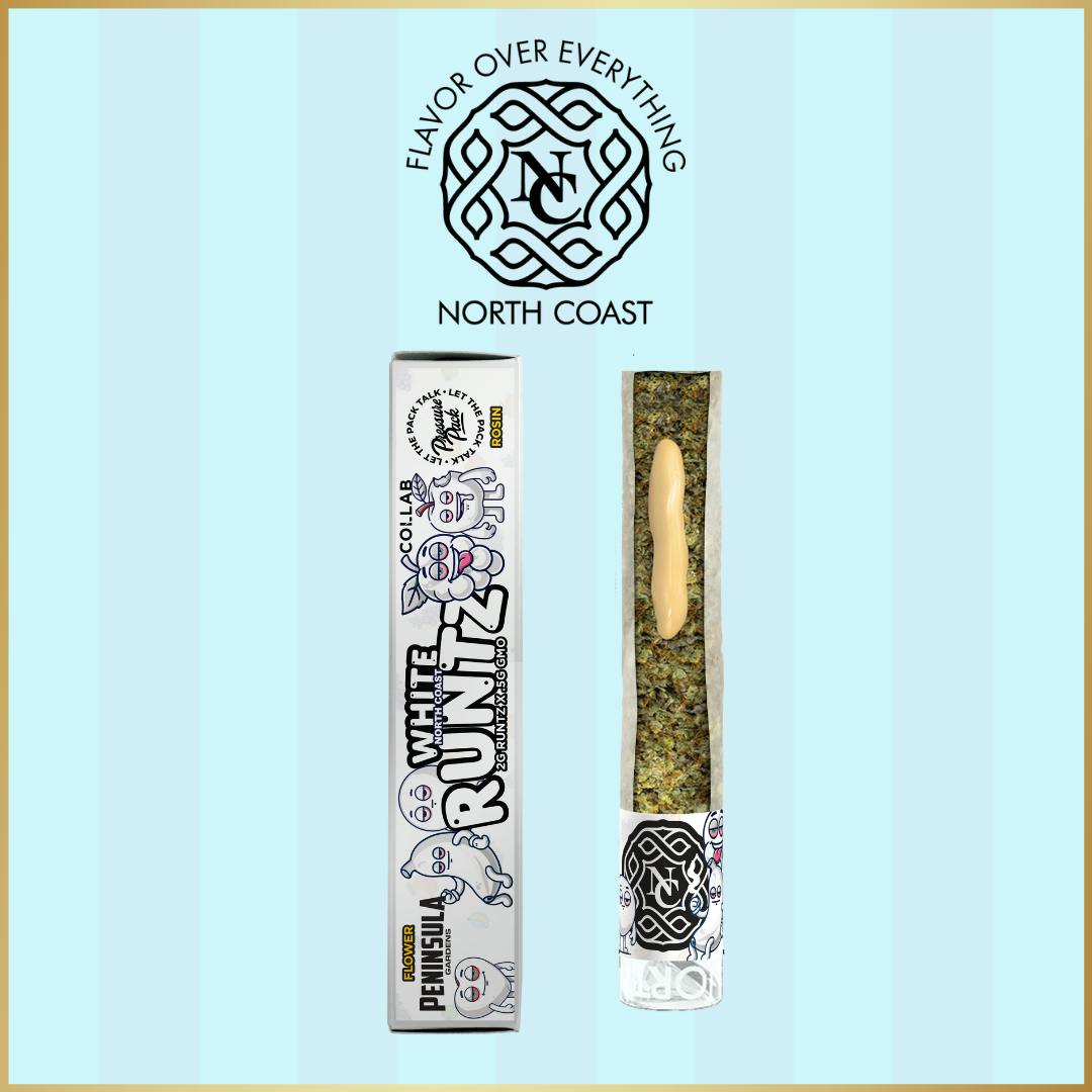 North Coast White Runtz Rice Paper Donut 2.5g