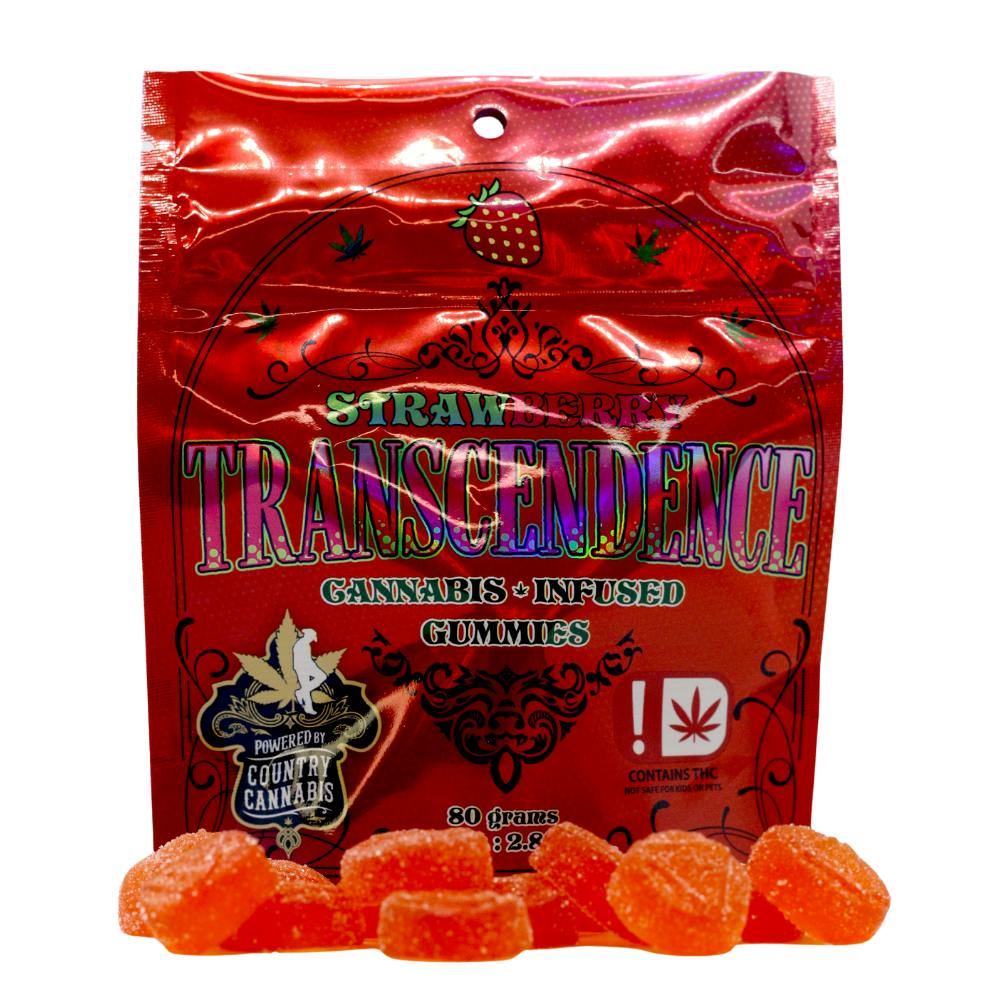 Strawberry | Transcendence Cannabis Infused Gummies | 1000MG THC