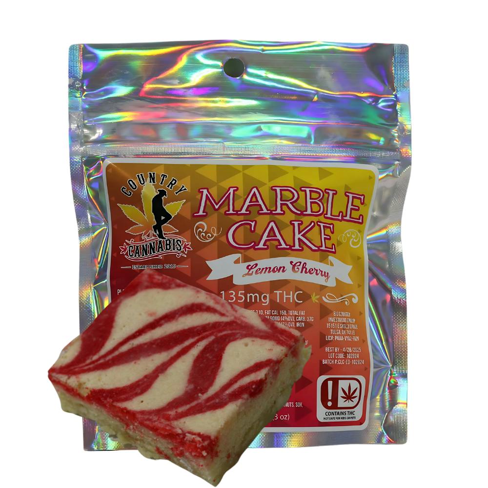 Lemon Cherry Marble Cake
