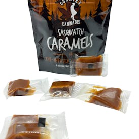 Sasquatch Caramels | THC-Infused Caramel Chews | 5 PK | 500MG