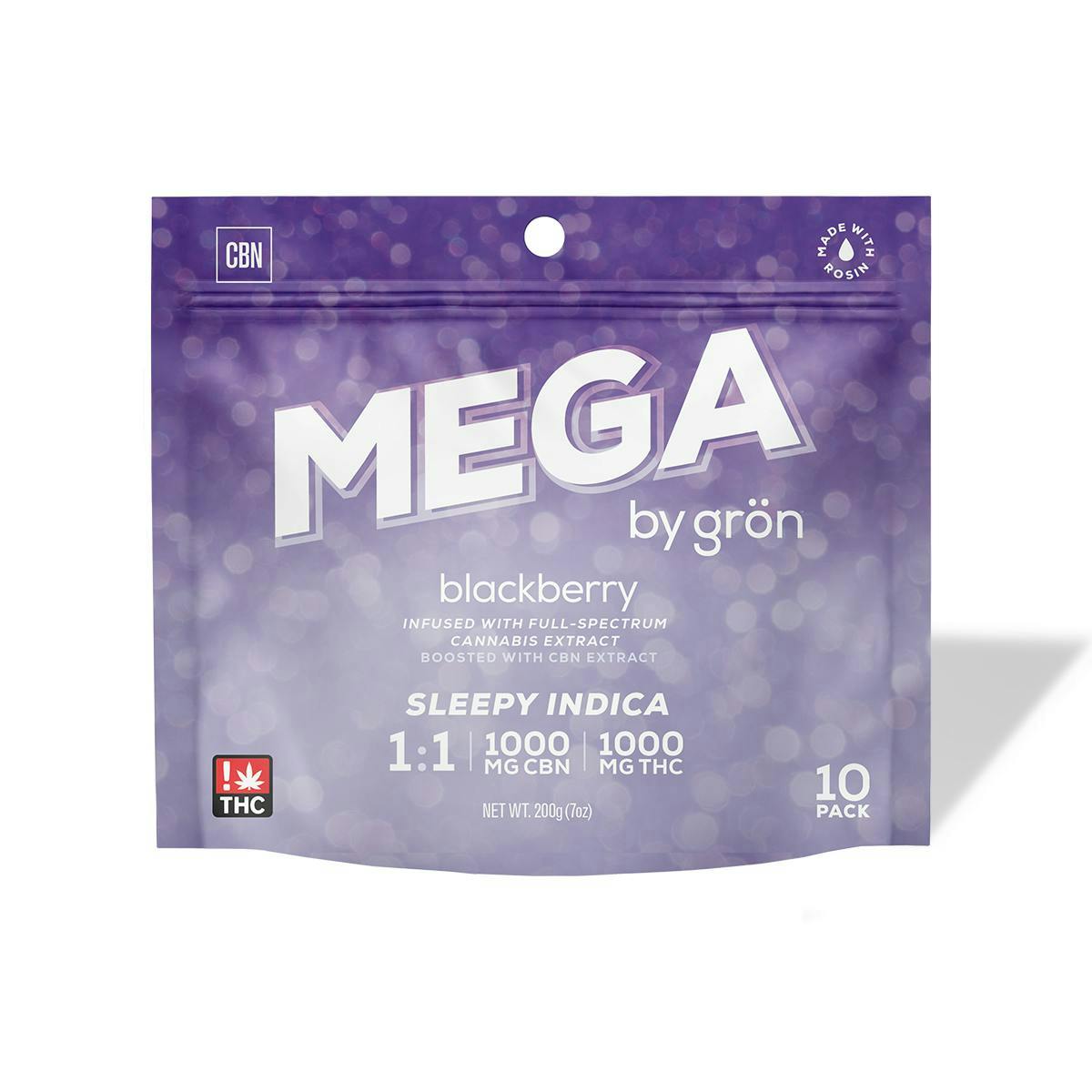 Blue Razzleberry Mega Pearl Cbg/thc