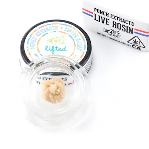 PUNCH EDIBLES & EXTRACTS - Punch Extracts | Moroccan Peach Tangie Tier 4 Live Rosin Cold Cure Badder 1g