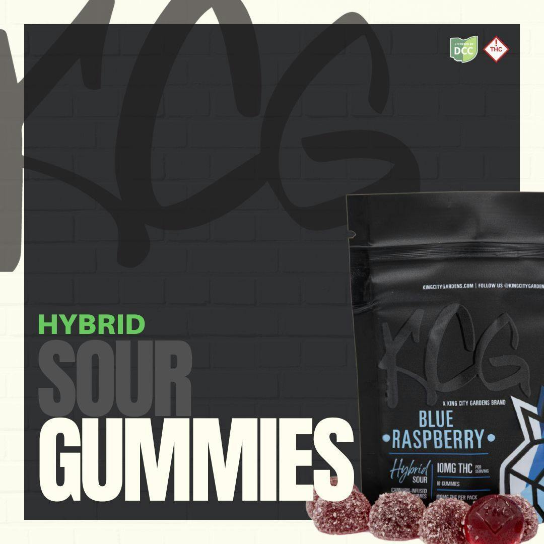 King City Gardens | 10pk Liquid Diamonds Gummies – Sour Blue Raspberry