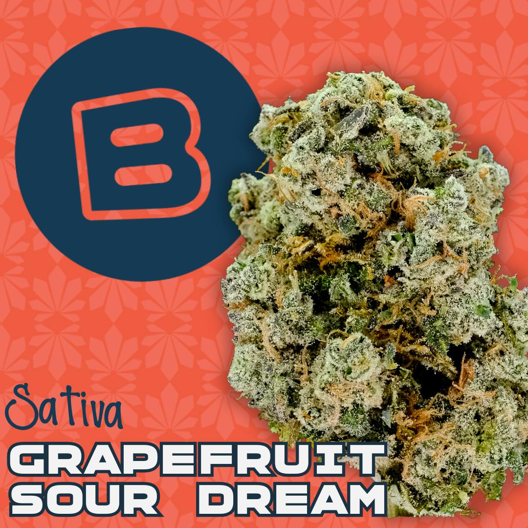 Grapefruit Sour Dream | Flower | 2.83g at The Garden Dispensary Sycamore Township